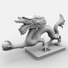 中国风格龙雕塑-文体生活-艺术品-VR/AR模型-3D城