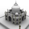 泰姬陵-建筑-古建筑-VR/AR模型-3D城