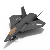 飞机-飞机-军事飞机-VR/AR模型-3D城