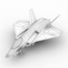飞机-飞机-军事飞机-VR/AR模型-3D城