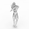 忍者模型--风魔小太郎-角色人体-角色-VR/AR模型-3D城