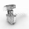 Landsat 7卫星-科技-航天卫星-VR/AR模型-3D城