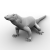 蜥蜴-动植物-爬行动物-VR/AR模型-3D城