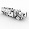 Faun L908 ATW German Army-Truck-VR/AR模型-3D城