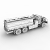Faun L908 ATW German Army-Truck-VR/AR模型-3D城