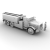 Faun L908 ATW German Army-Truck-VR/AR模型-3D城