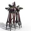 超性感带动作女主-角色人体-女人-VR/AR模型-3D城