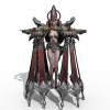 超性感带动作女主-角色人体-女人-VR/AR模型-3D城