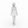 街舞区MM-角色人体-女人-VR/AR模型-3D城
