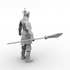 洛阳兵-角色人体-角色-VR/AR模型-3D城