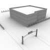道路-建筑-厂房-VR/AR模型-3D城