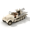 sd.kfz.7/1型半履带防空车-汽车-军事汽车-VR/AR模型-3D城