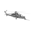 16102 战地2 中国武直10-飞机-军事飞机-VR/AR模型-3D城