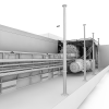 TM1型电力机车-汽车-火车-VR/AR模型-3D城