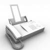 传真机 -文体生活-办公用品-VR/AR模型-3D城