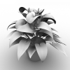 马蹄莲-动植物-盆栽-VR/AR模型-3D城