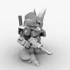 sd高达 -角色人体-角色-VR/AR模型-3D城