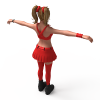 朱丽叶-角色人体-角色-VR/AR模型-3D城