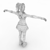 朱丽叶-角色人体-角色-VR/AR模型-3D城