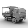 军用车-VR/AR模型-3D城