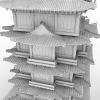 沧州清风楼-建筑-古建筑-VR/AR模型-3D城