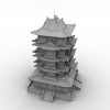 沧州清风楼-建筑-古建筑-VR/AR模型-3D城