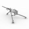 重机枪带三角架-VR/AR模型-3D城