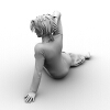 性感模特-角色人体-女人-VR/AR模型-3D城