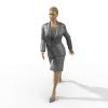 女人走路姿势-角色人体-女人-VR/AR模型-3D城