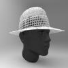 镂空帽子-艺术-3D打印模型-3D城