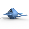 飞船-科技-航天卫星-VR/AR模型-3D城