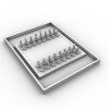国际象棋-建筑-基础设施-VR/AR模型-3D城
