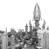魔兽世界银月城-建筑-科幻-VR/AR模型-3D城