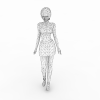 街舞区MM-角色人体-女人-VR/AR模型-3D城