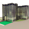 商务楼-建筑-办公-VR/AR模型-3D城
