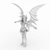 卓越之剑 战士MM蓝色妖姬-角色人体-角色-VR/AR模型-3D城
