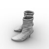 女士靴子-文体生活-服装饰品-VR/AR模型-3D城