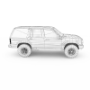 福特explorer-汽车-家用汽车-VR/AR模型-3D城