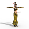 甄姬-角色人体-角色-VR/AR模型-3D城