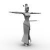 甄姬-角色人体-角色-VR/AR模型-3D城