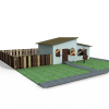 田园小屋-建筑-住宅-VR/AR模型-3D城