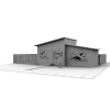 田园小屋-建筑-住宅-VR/AR模型-3D城