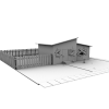 田园小屋-建筑-住宅-VR/AR模型-3D城