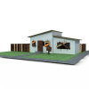 田园小屋-建筑-住宅-VR/AR模型-3D城