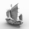 帆船 -船舶-其它-VR/AR模型-3D城