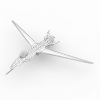 飞机-科技-航天卫星-VR/AR模型-3D城