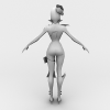 女性角色-角色人体-角色-VR/AR模型-3D城