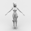 女性角色-角色人体-角色-VR/AR模型-3D城
