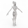 女性角色-角色人体-角色-VR/AR模型-3D城