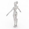 女性角色-角色人体-角色-VR/AR模型-3D城